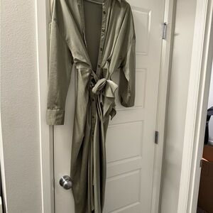 MARBLE Olive Midi Dress